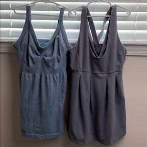 2 Yoga Tops by Gap Body Fit